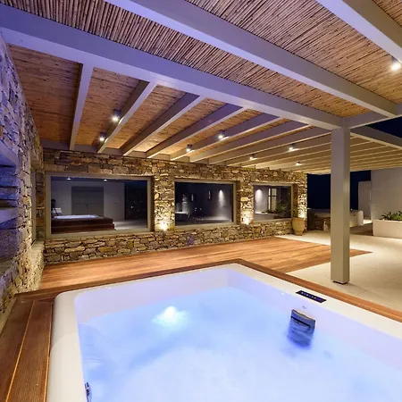 Etera- De Lujo En Grecia Con Piscina Y Vistas Al Mar